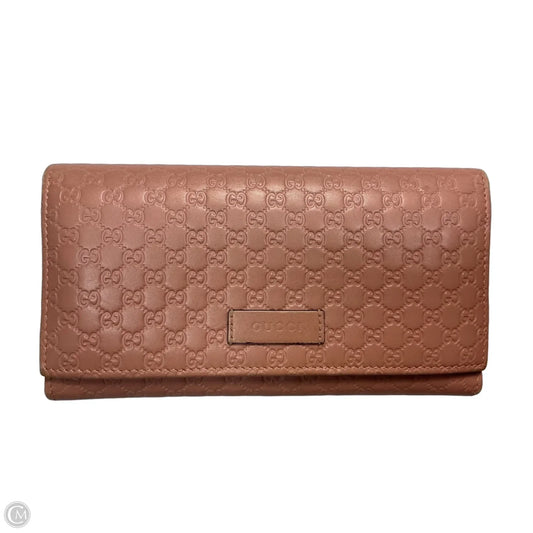 Wallet Luxury Designer By Gucci, Size: Medium
