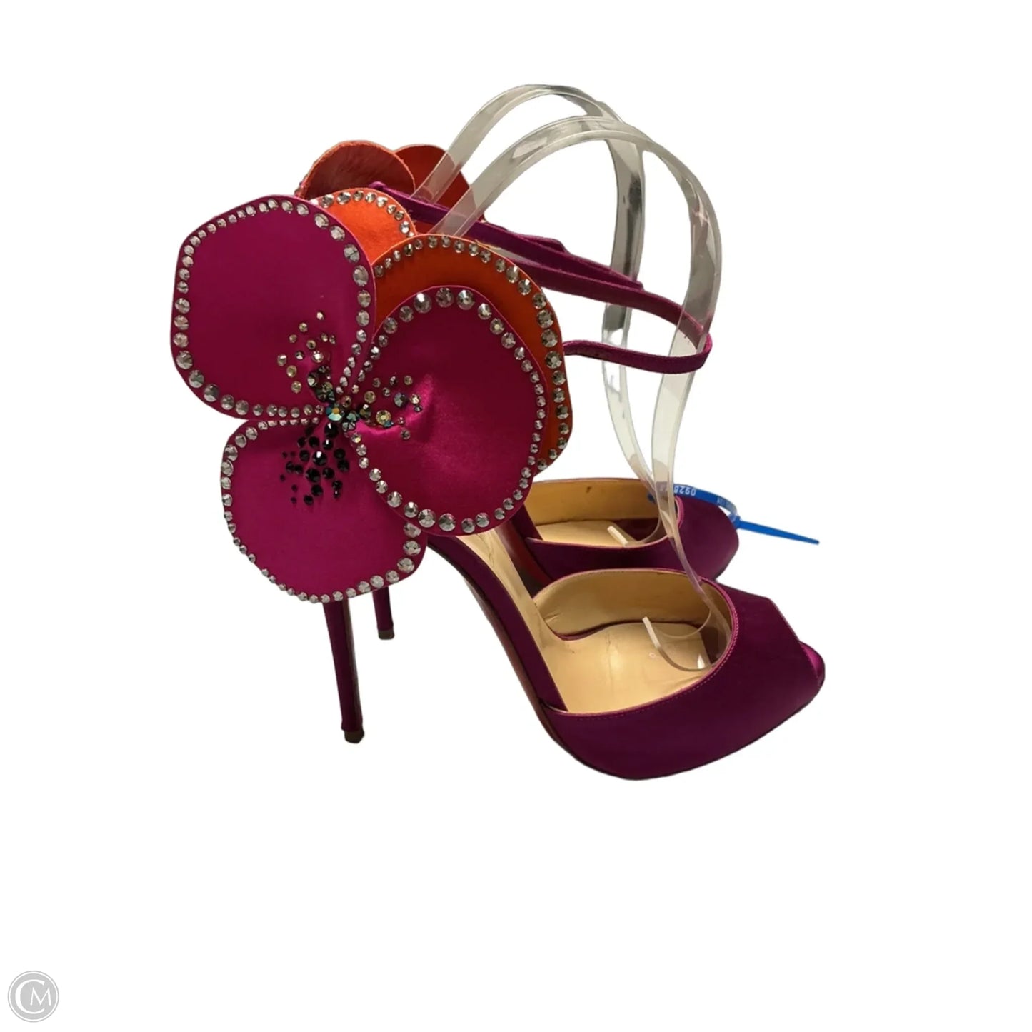Shoes Luxury Designer By Christian Louboutin In Pink, Size: 9.5