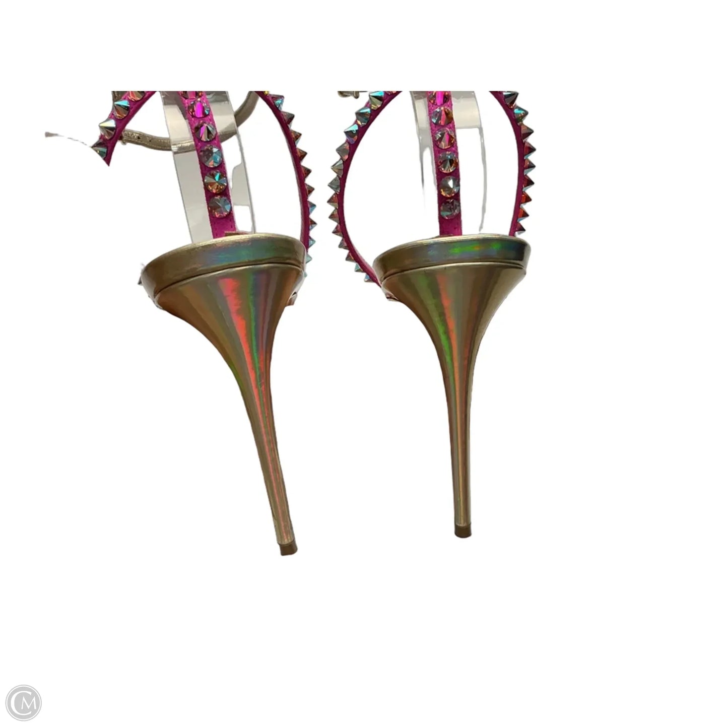 Shoes Luxury Designer By Christian Louboutin In Pink, Size: 9