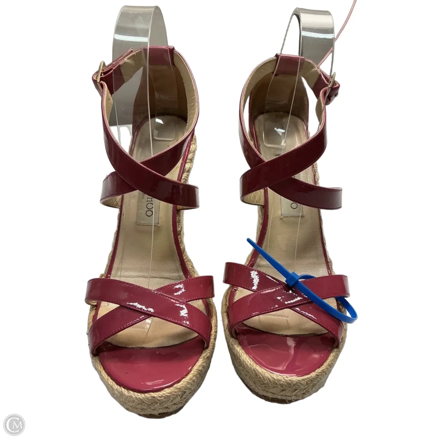 Shoes Luxury Designer By Jimmy Choo In Pink, Size: 9.5