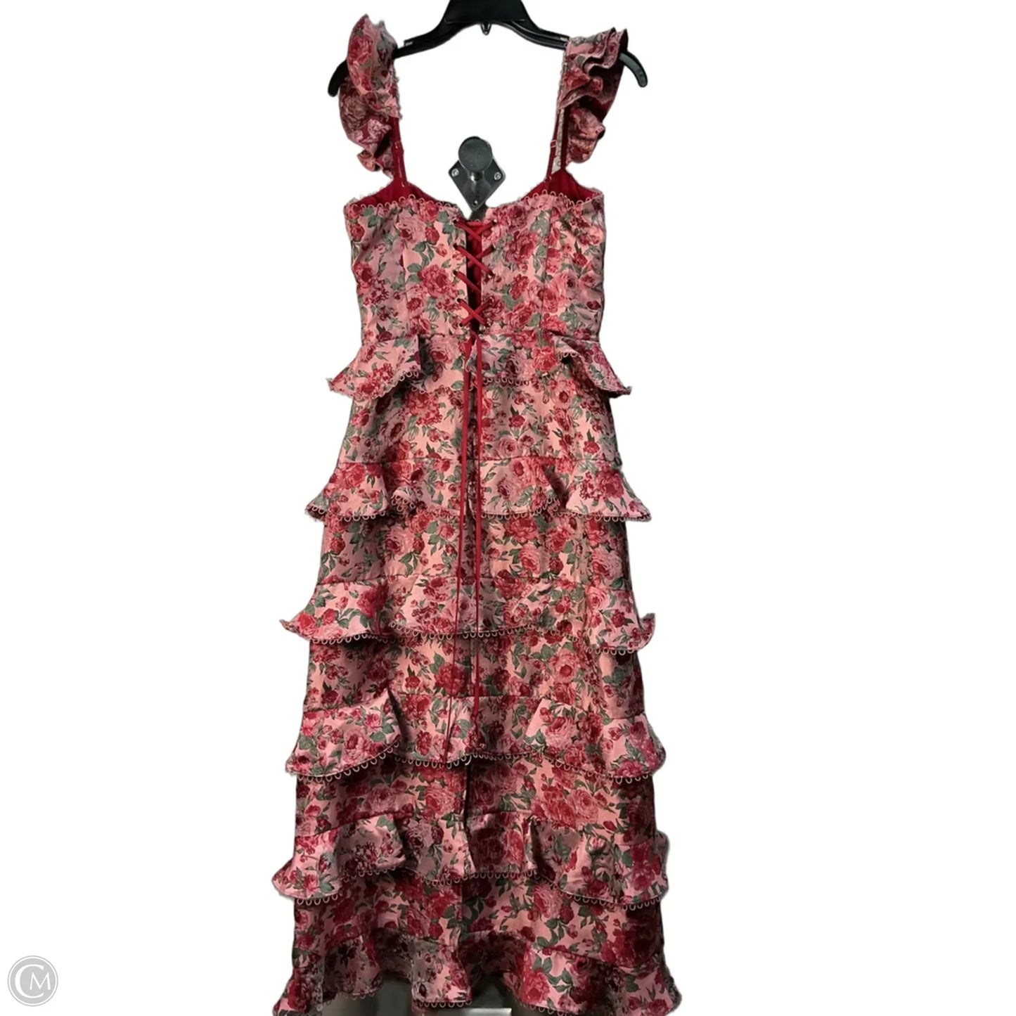 Dress Casual Midi By Clothes Mentor In Red, Size: S