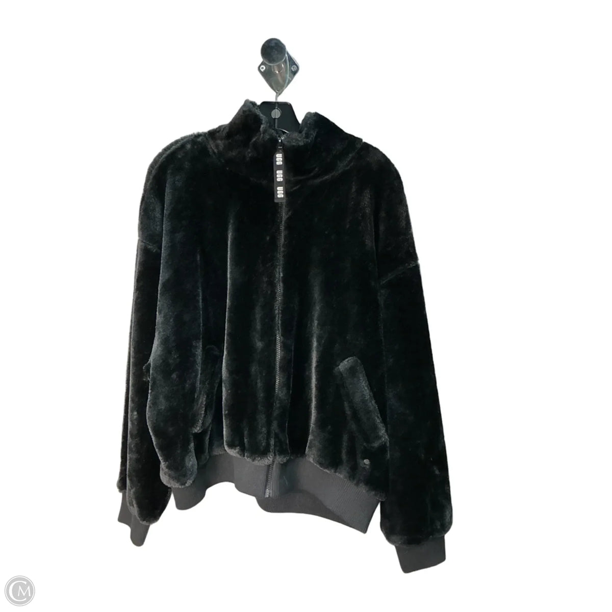 Jacket Designer By Ugg In Black, Size: L