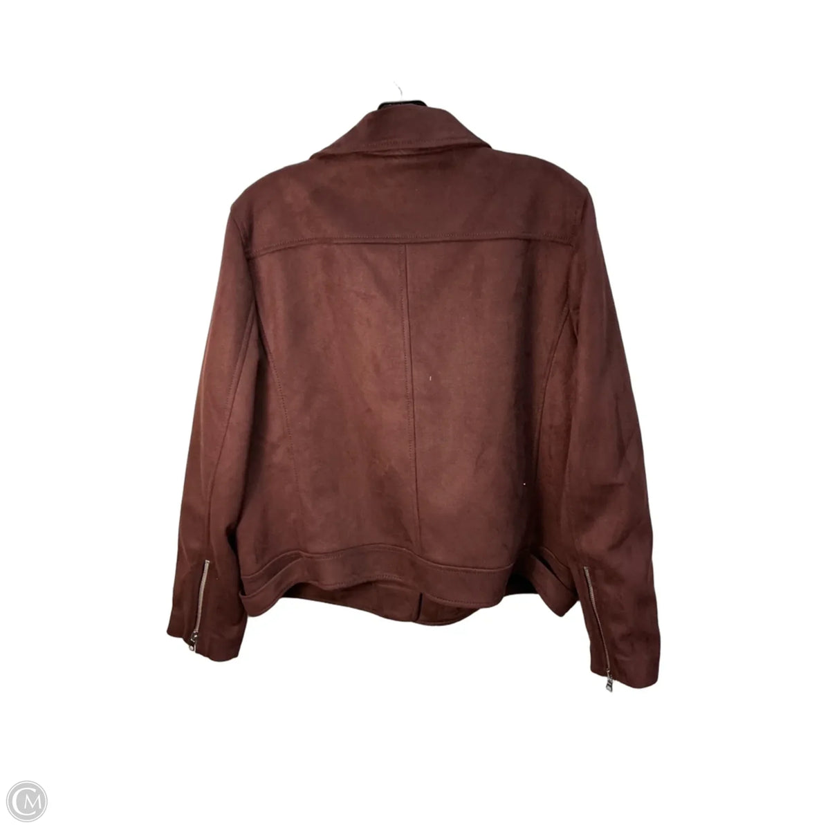 Jacket Moto By Loft In Red, Size: L