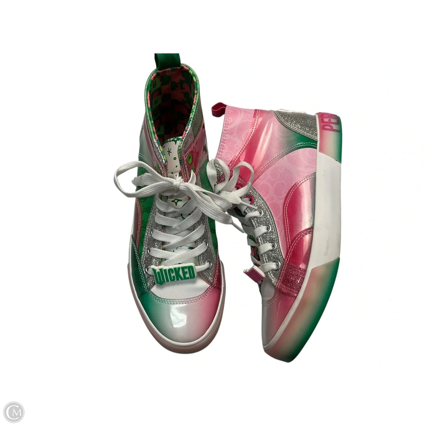 Shoes Athletic By Cmc In Green & Pink, Size: 7