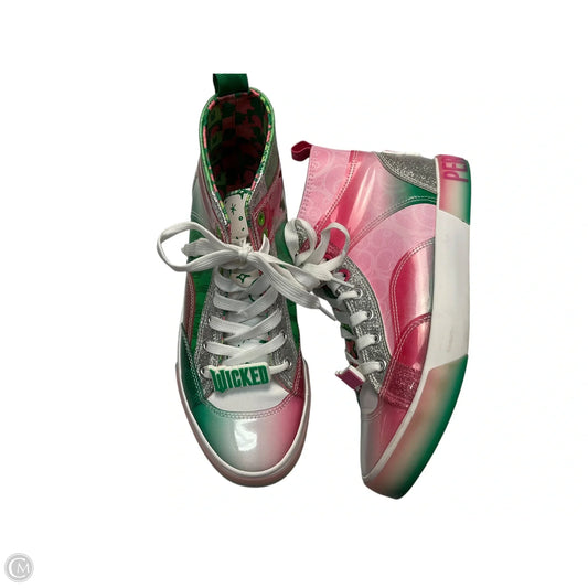 Shoes Athletic By Cmc In Green & Pink, Size: 7