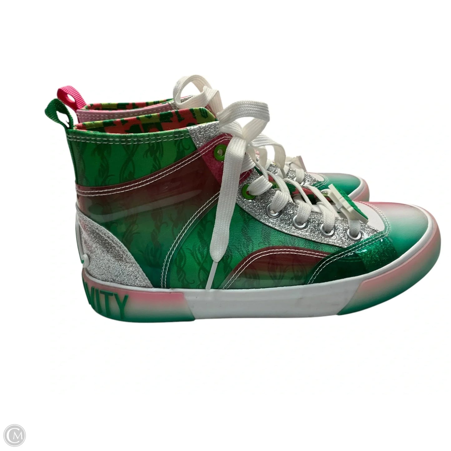 Shoes Athletic By Cmc In Green & Pink, Size: 7