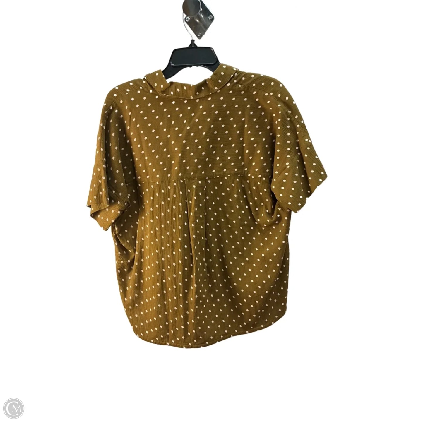 Top Short Sleeve By Madewell In Chartreuse, Size: Xs