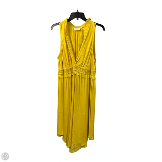 Dress Casual Midi By Maeve In Yellow, Size: M