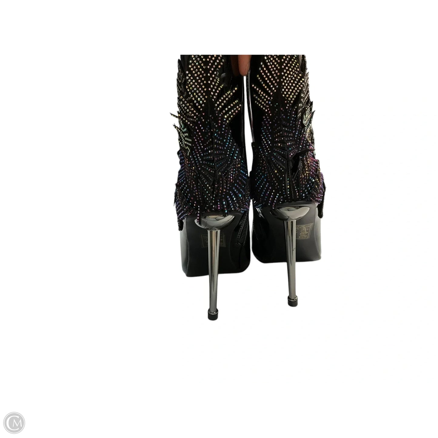 Boots Ankle Heels By Nordstrom In Black, Size: 7.5