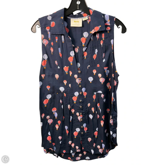 Top Sleeveless By Maeve In Navy, Size: S