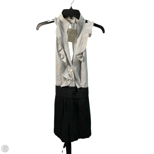 Romper By Anthropologie In Black & White, Size: S