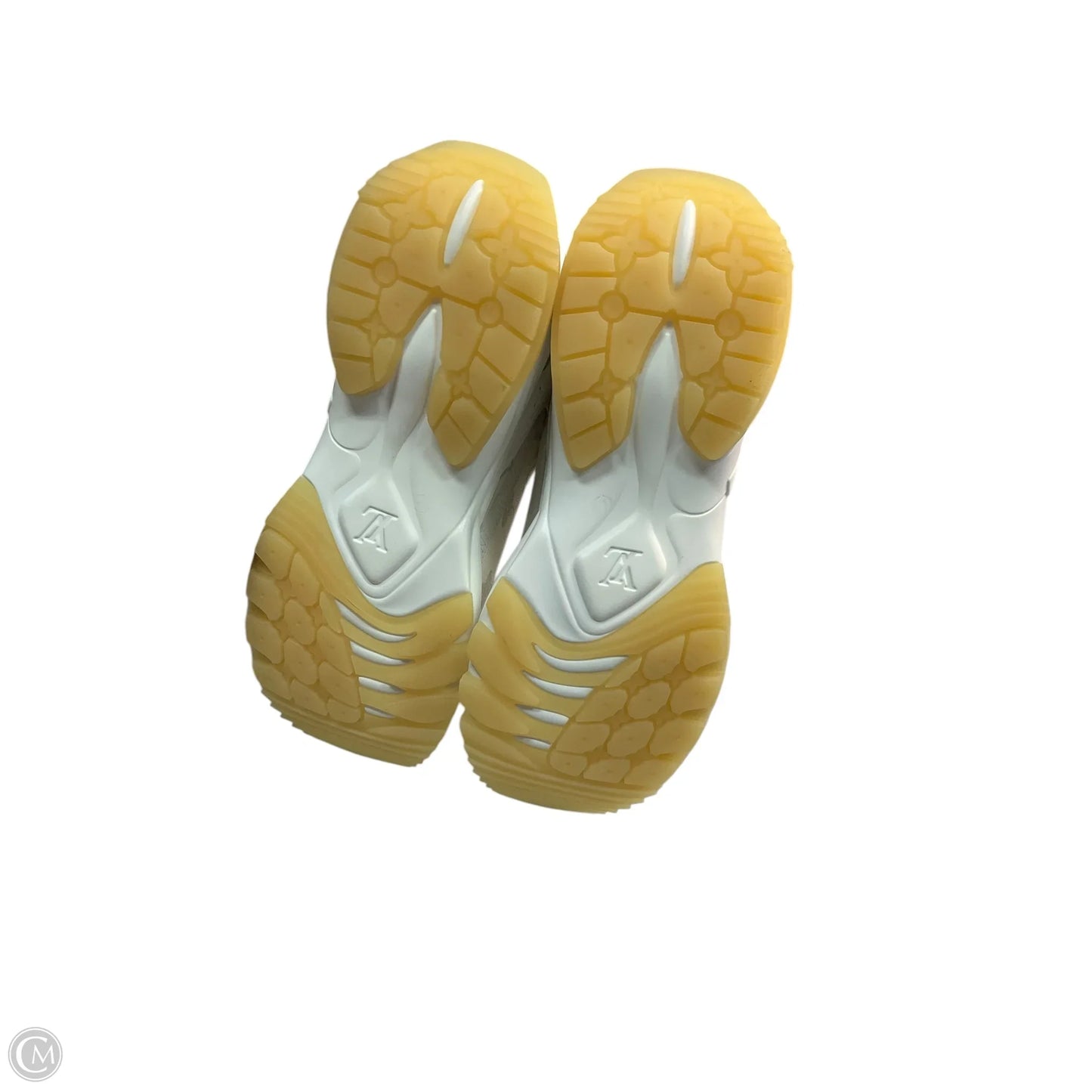 Shoes Luxury Designer By Louis Vuitton In White, Size: 9