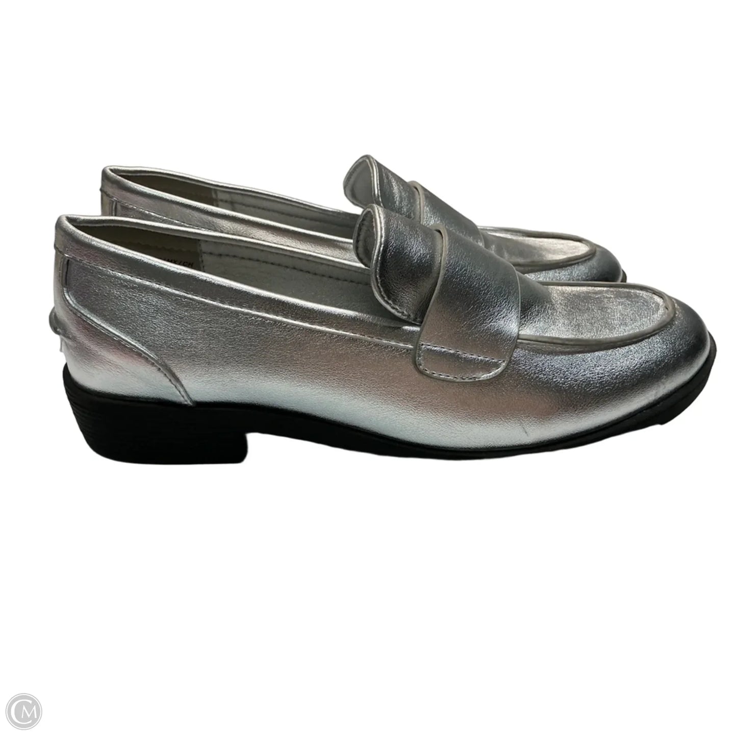 Shoes Flats By Kenneth Cole Reaction In Silver, Size: 8.5