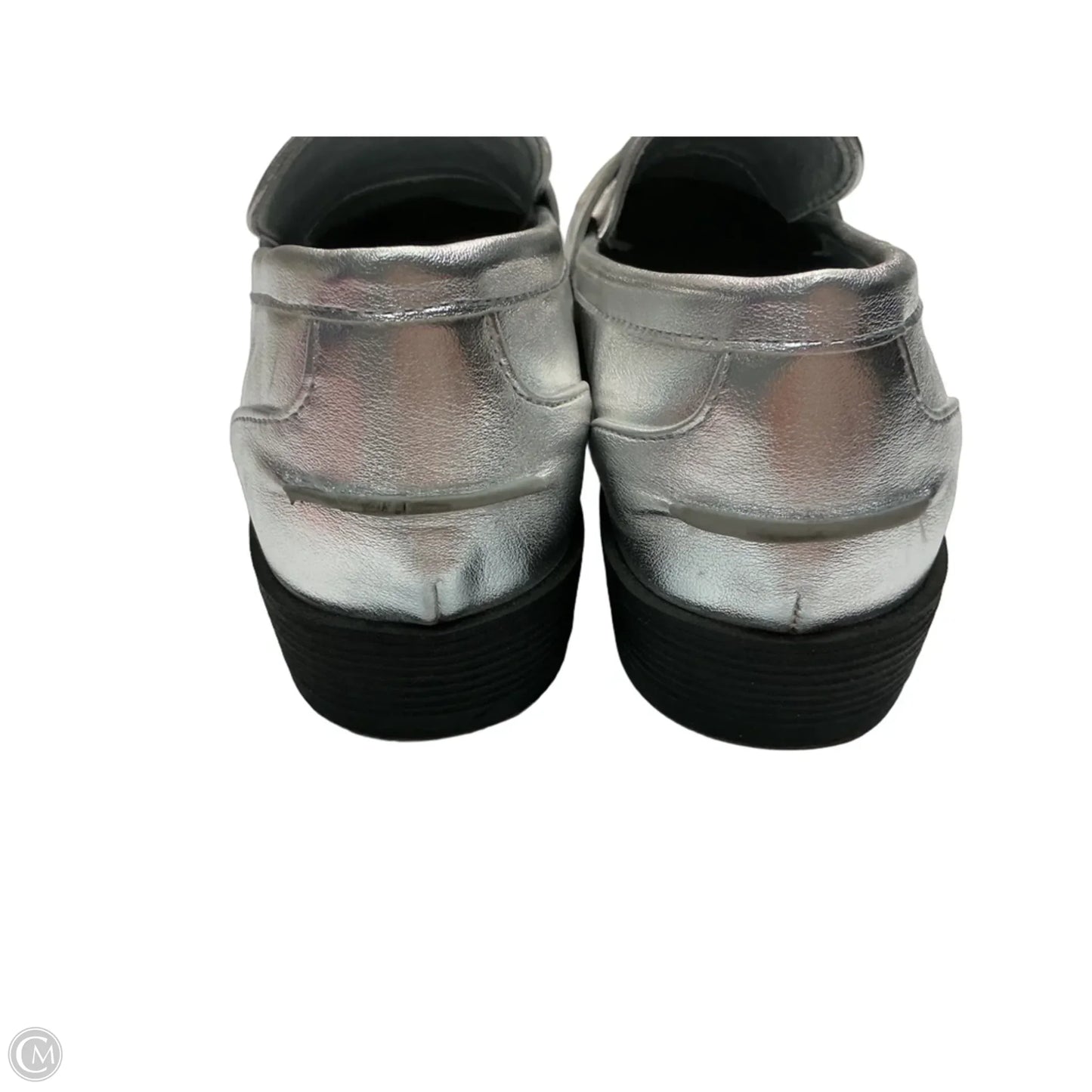 Shoes Flats By Kenneth Cole Reaction In Silver, Size: 8.5