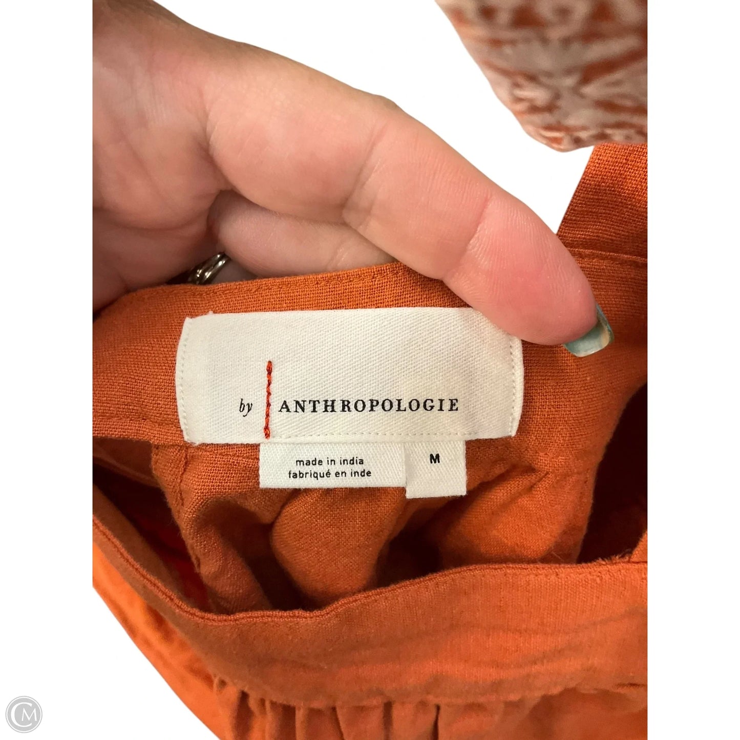 Top Sleeveless By Anthropologie In Orange, Size: M