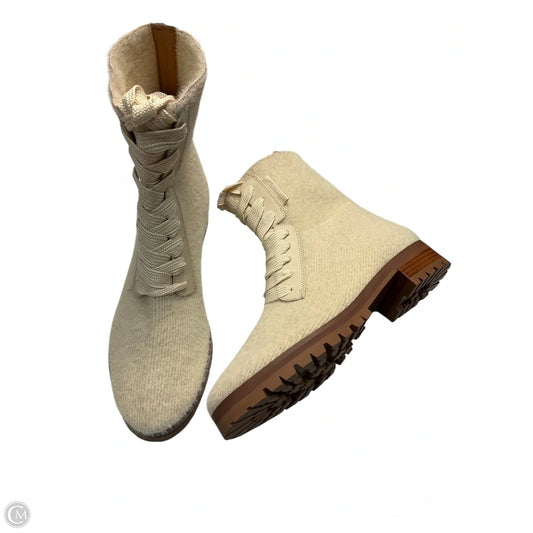 Boots Designer By Kate Spade In Cream, Size: 9