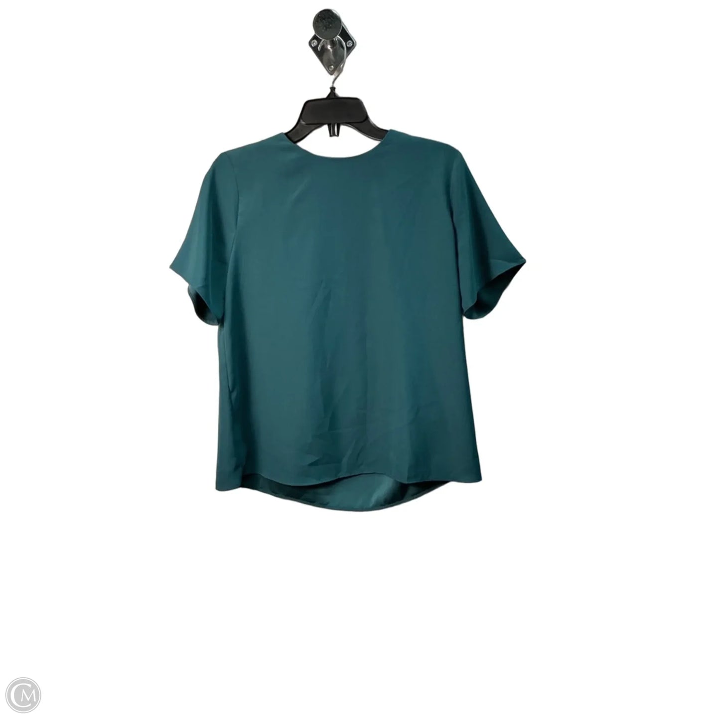 Top Short Sleeve By Banana Republic In Teal, Size: M