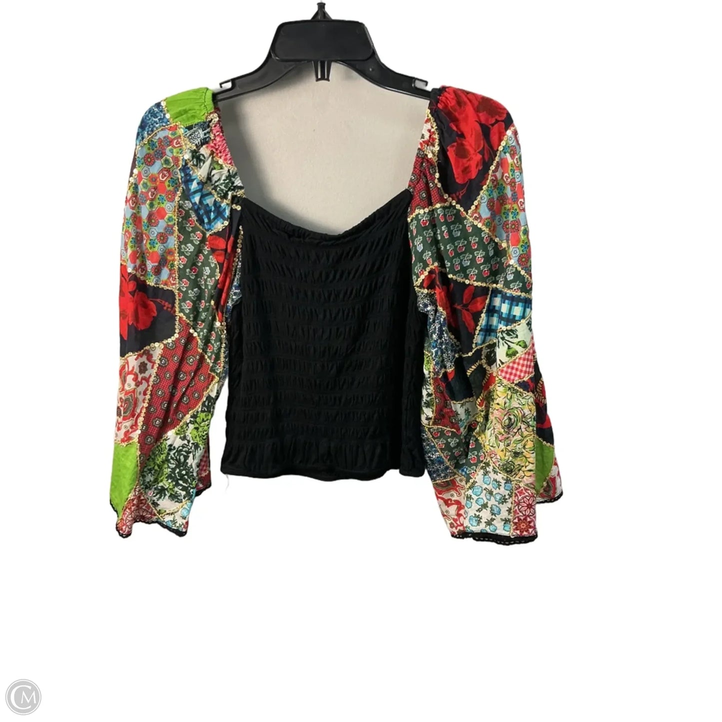 Top Long Sleeve By Let Me Be In Black, Size: Xs