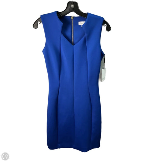 Dress Work By Calvin Klein In Blue, Size: Xs