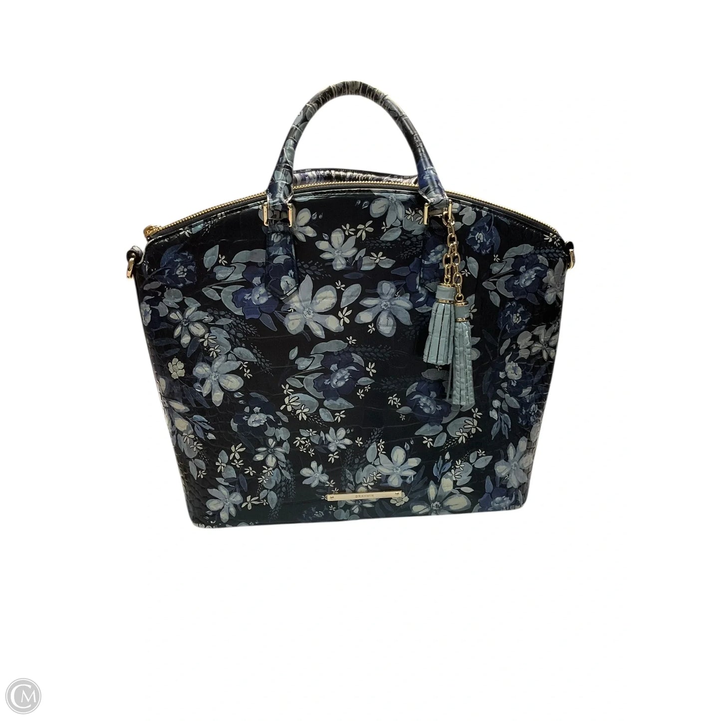 Handbag Designer By Brahmin, Size: Large