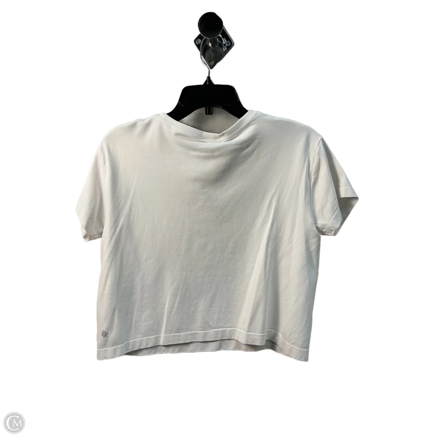 Athletic Top Short Sleeve By Athleta In White, Size: S