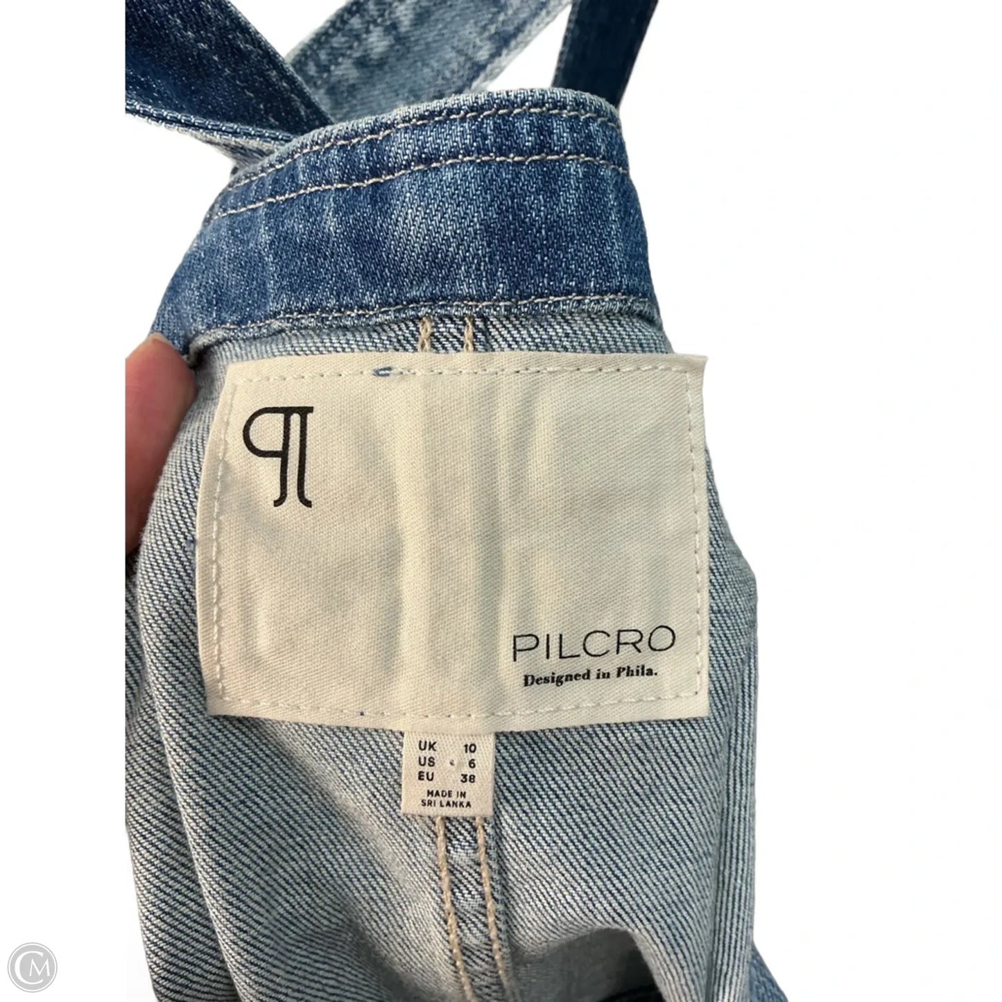 Shortalls By Anthropologie In Blue Denim, Size: S