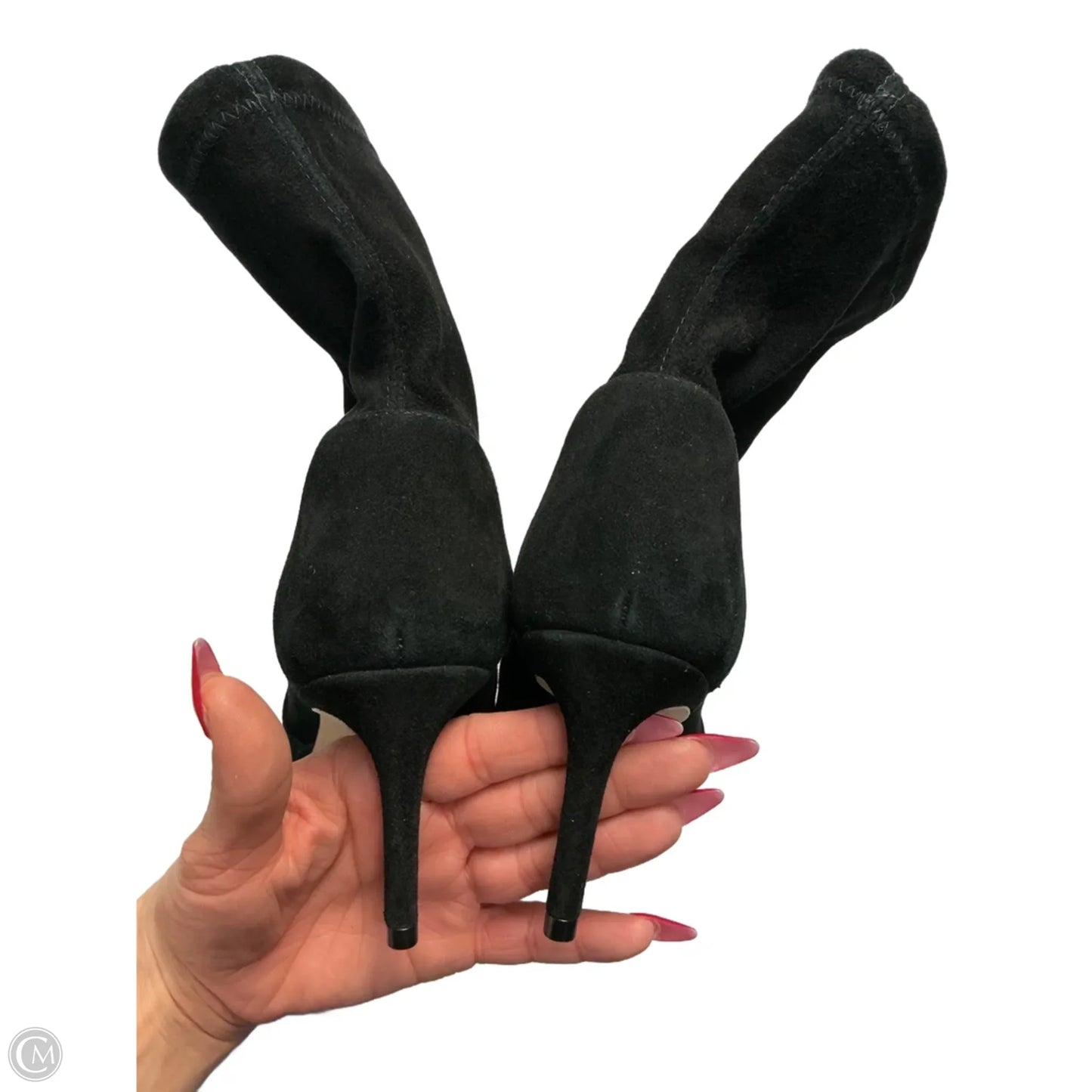 Boots Designer By Stuart Weitzman In Black, Size: 7