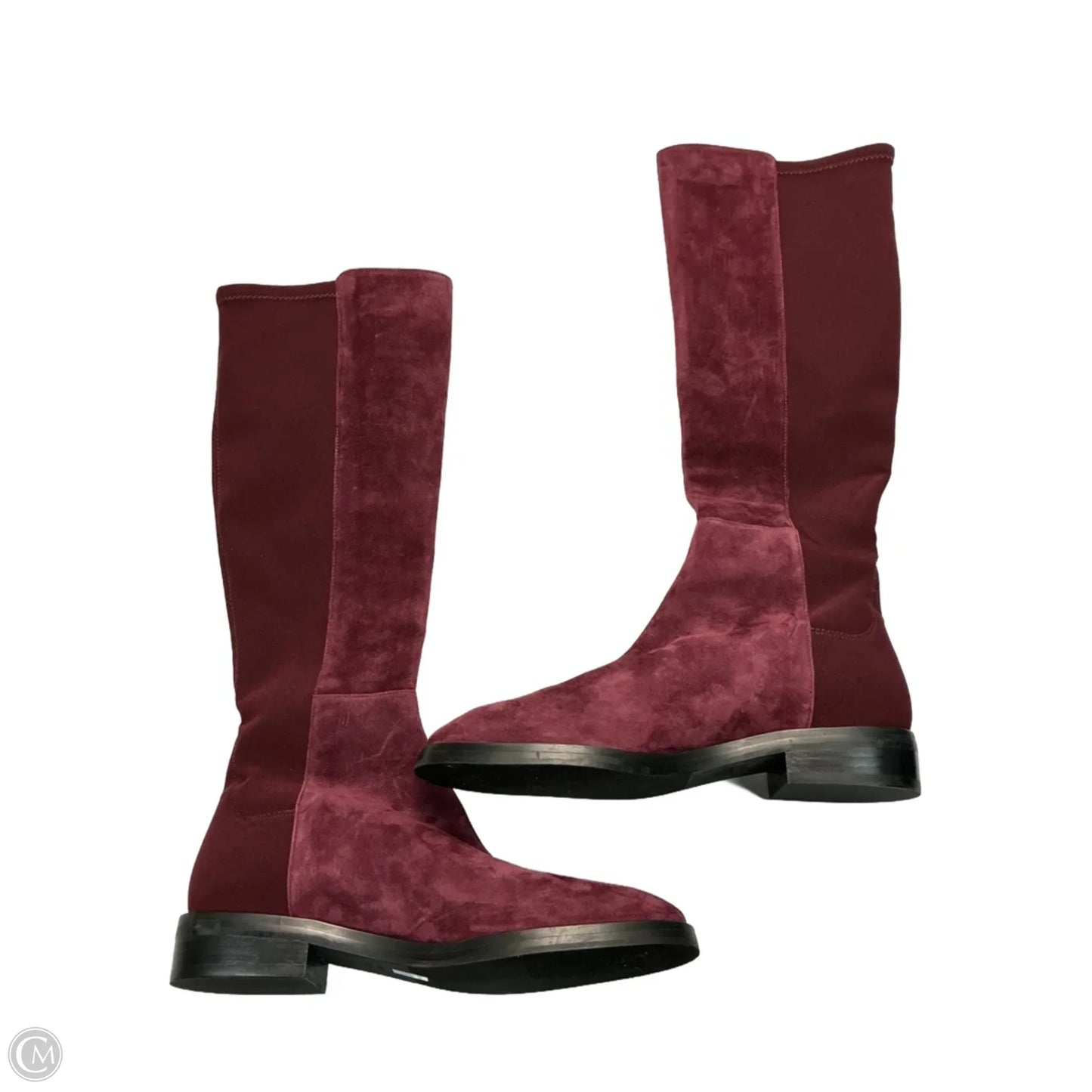 Boots Designer By Stuart Weitzman In Red, Size: 5.5