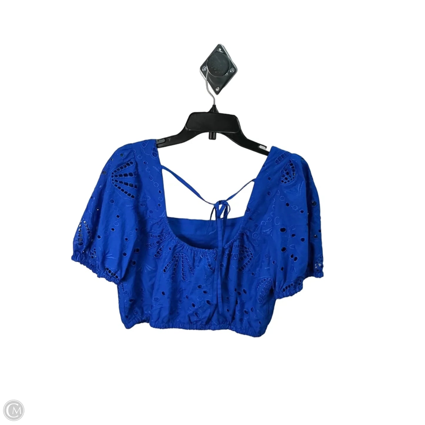 Top Short Sleeve By Loft In Blue, Size: M