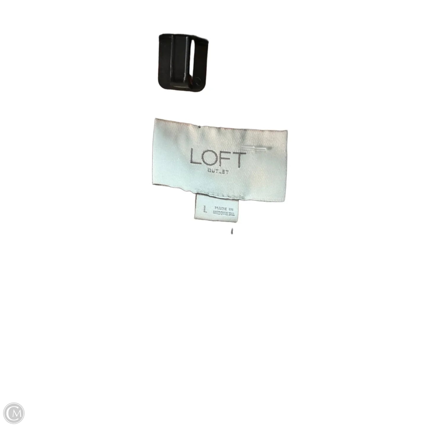 Jacket Denim By Loft In Orange, Size: L