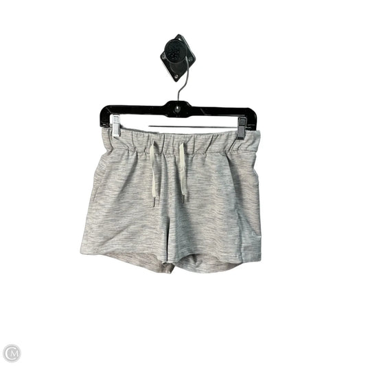 Athletic Shorts By Lululemon In Grey & White, Size: 0