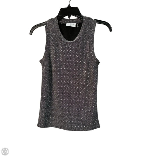 Top Sleeveless By Lna In Black & Silver, Size: S