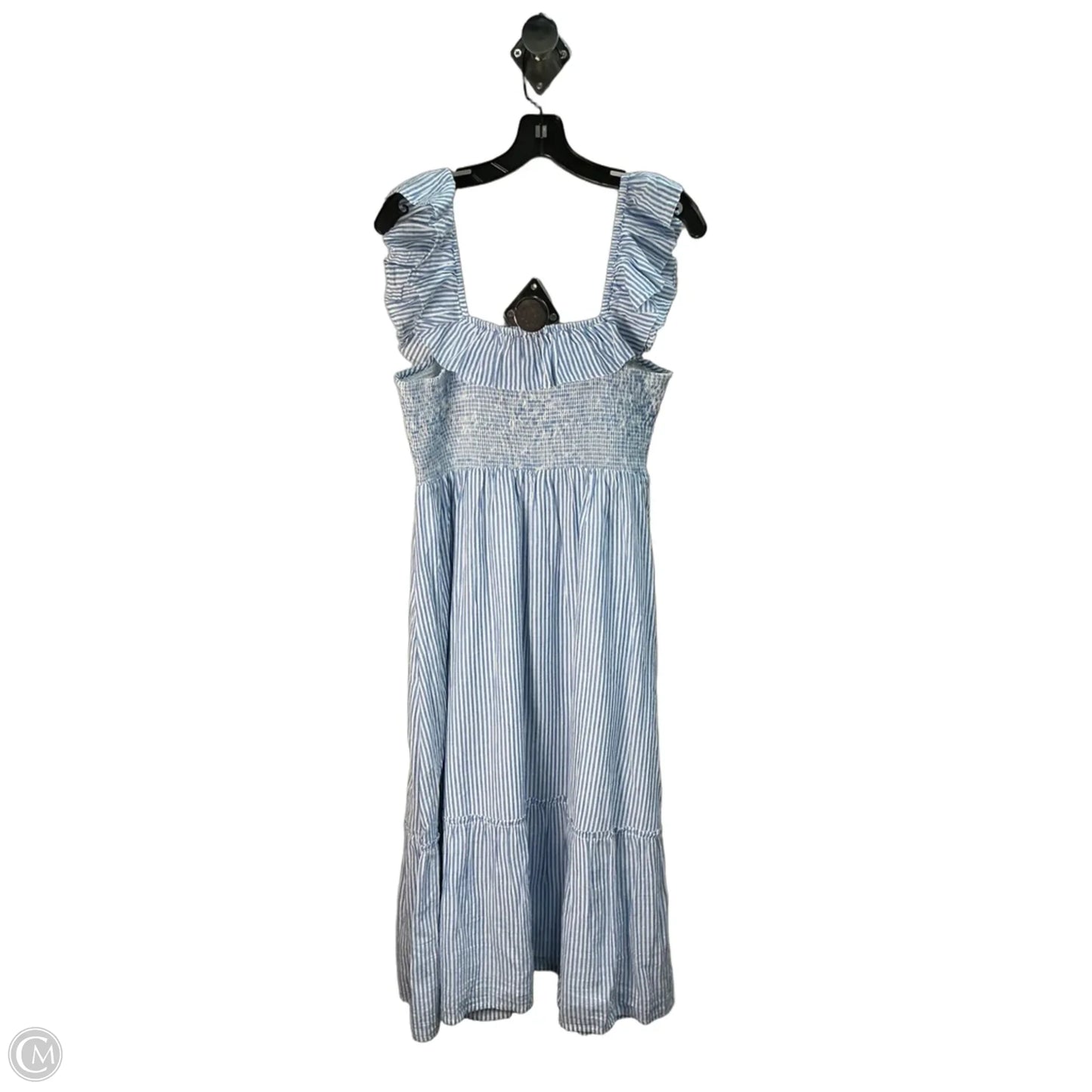 Dress Casual Midi By Vineyard Vines In Striped Pattern, Size: M