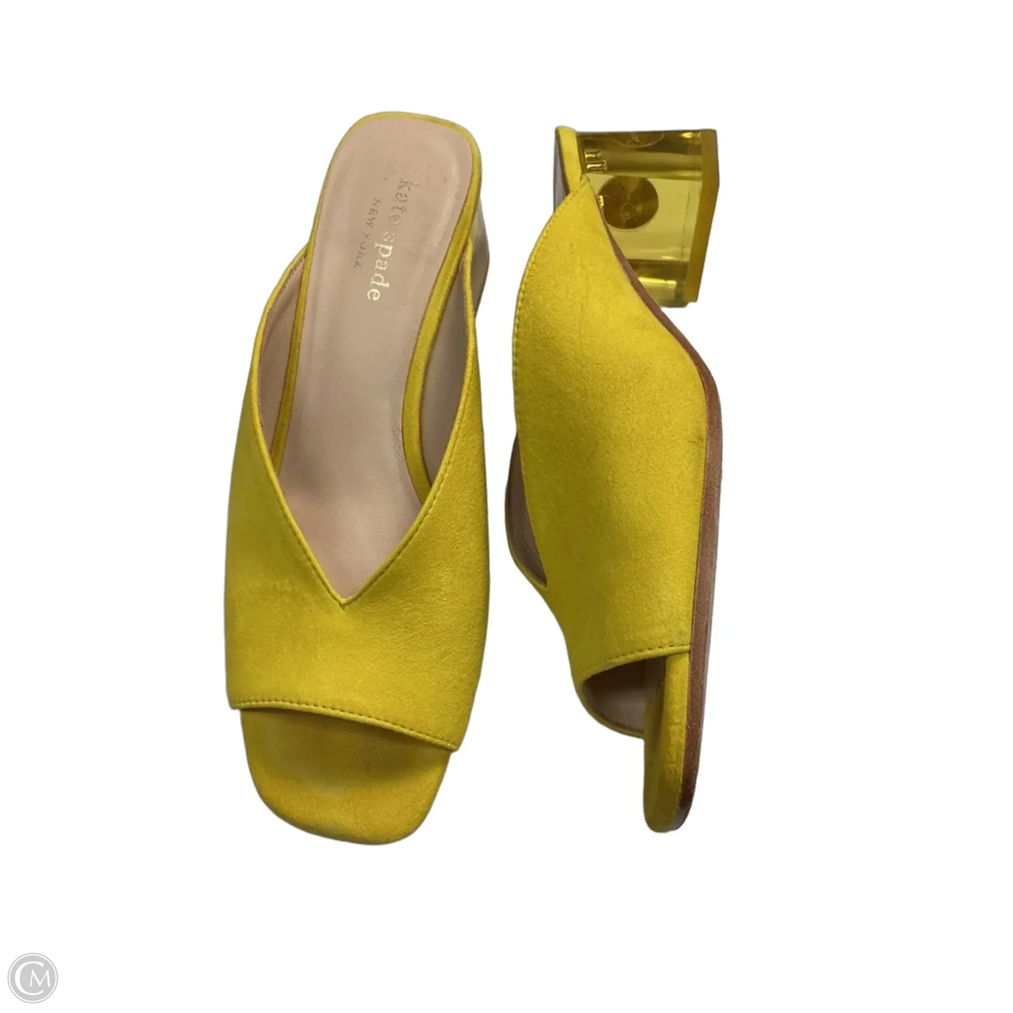 Sandals Designer By Kate Spade In Yellow, Size: 6.5