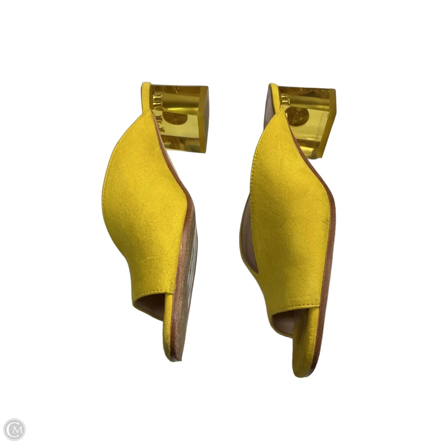Sandals Designer By Kate Spade In Yellow, Size: 6.5