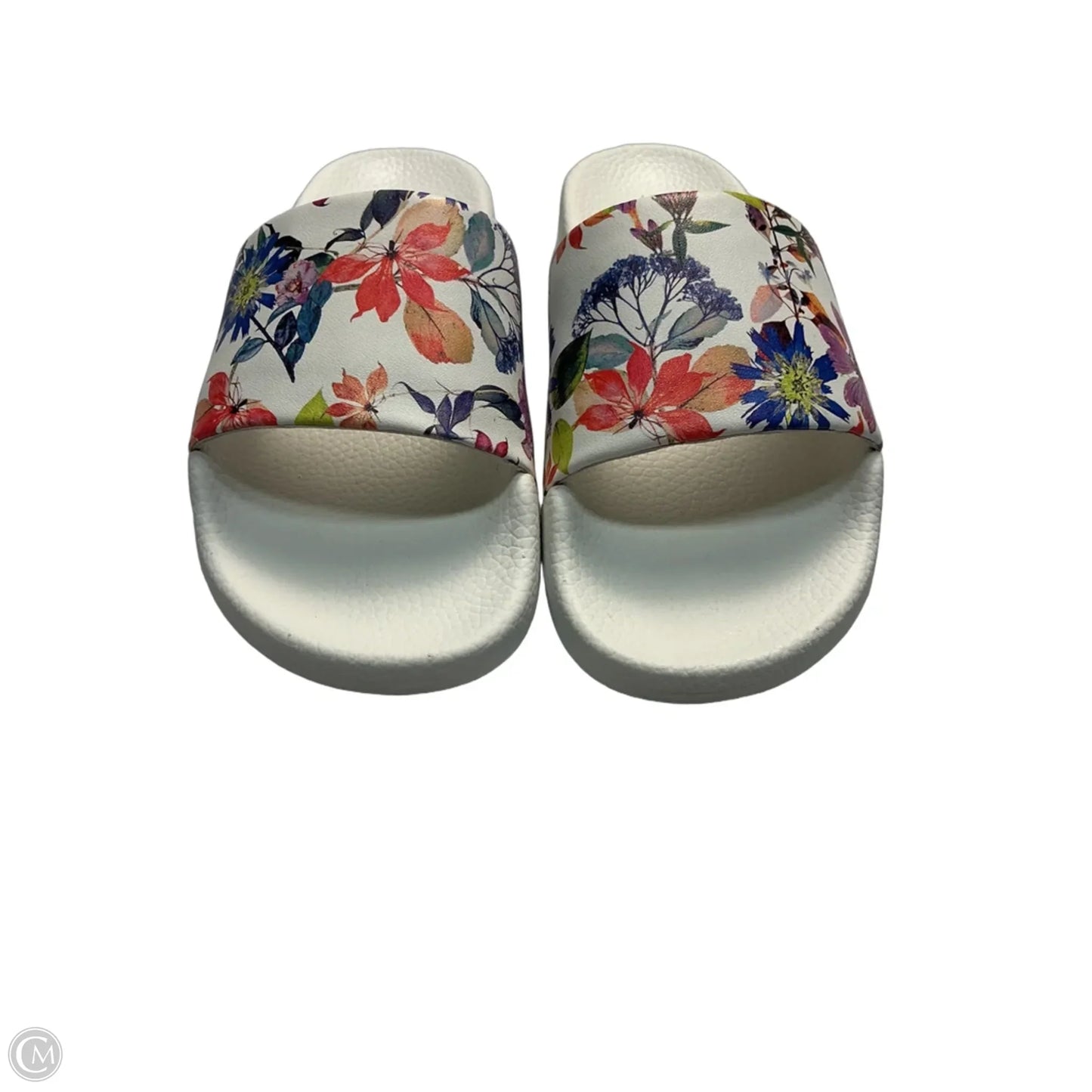 Sandals Designer By Stuart Weitzman In Floral Print, Size: 7.5