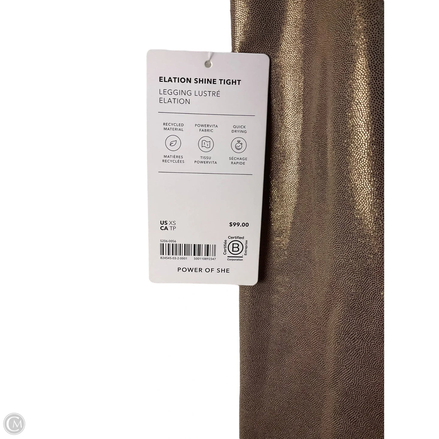 Athletic Leggings Capris By Athleta In Gold, Size: Xs