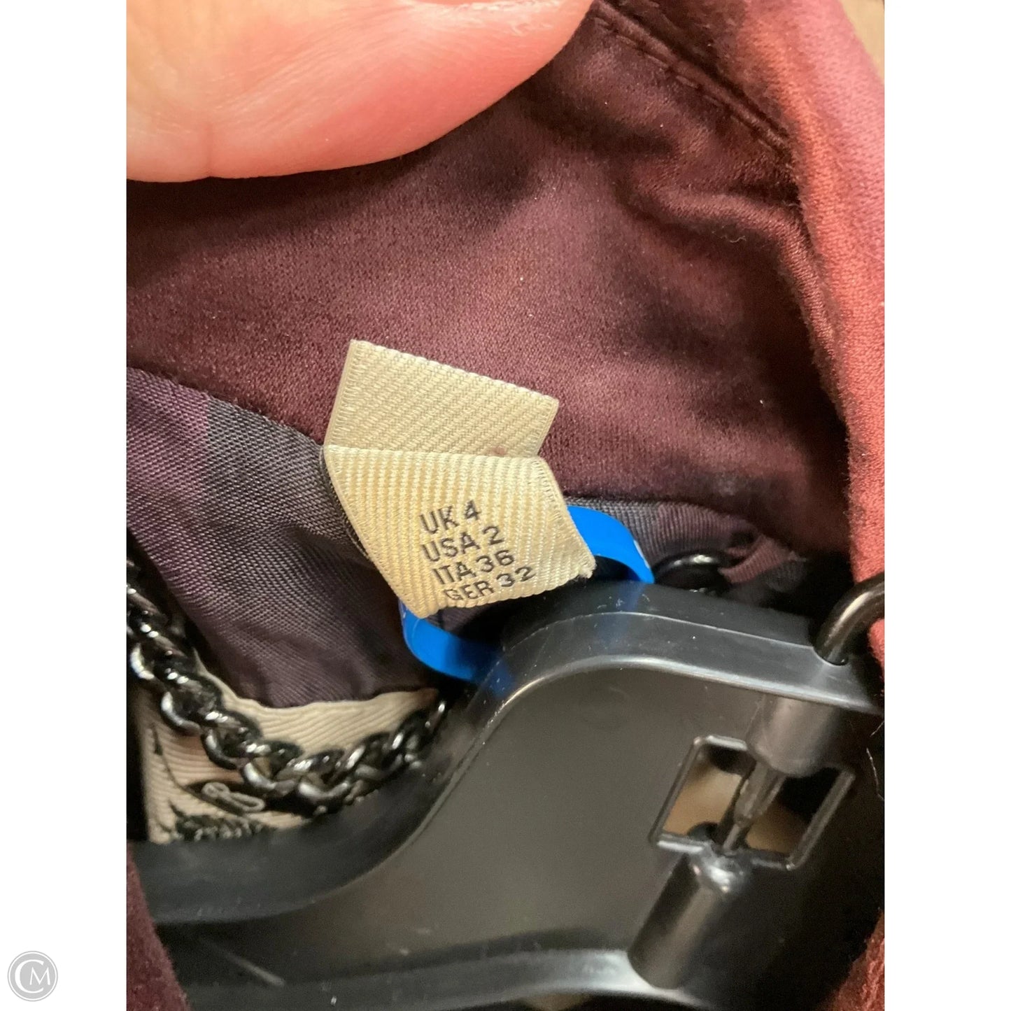 Jacket Luxury Designer By Burberry In Red, Size: S