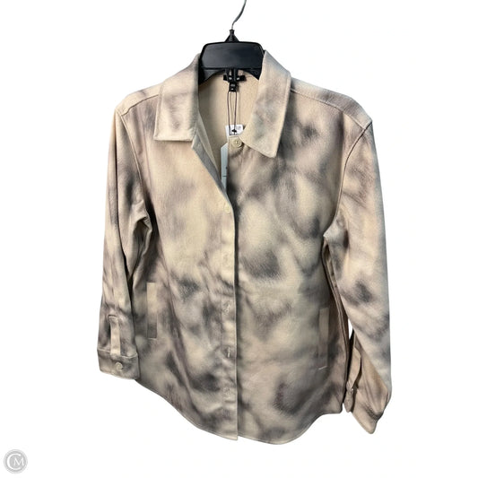 Jacket Shirt By Express In Cream, Size: Xs