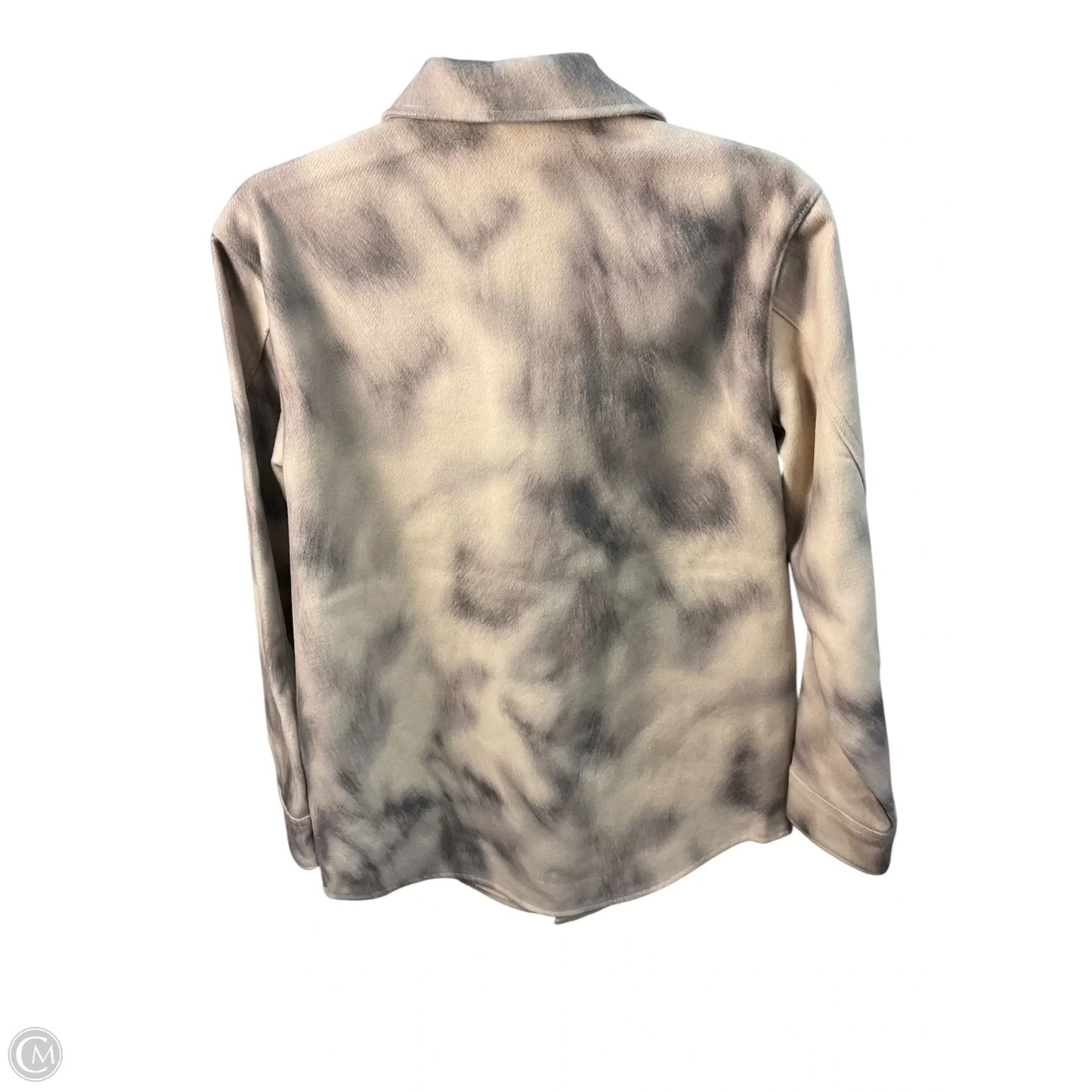 Jacket Shirt By Express In Cream, Size: Xs