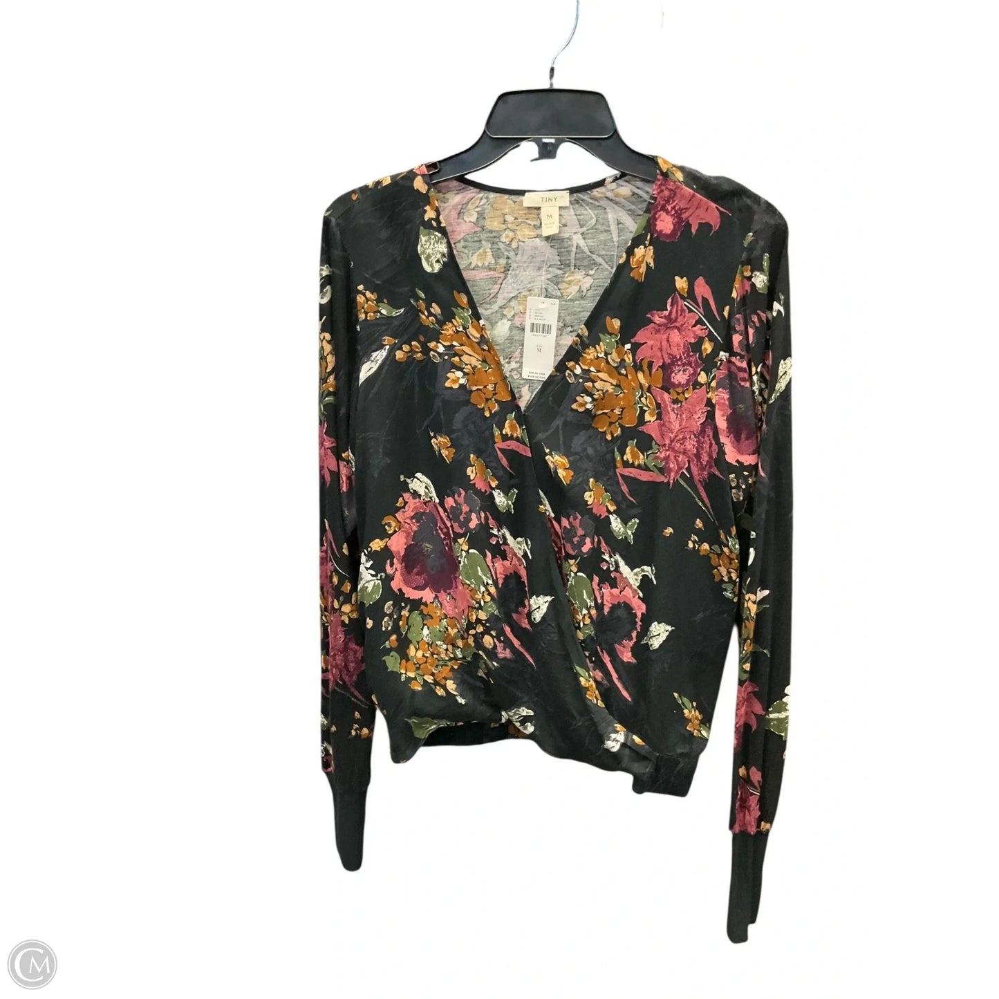Top Long Sleeve By Tiny In Floral Print, Size: M