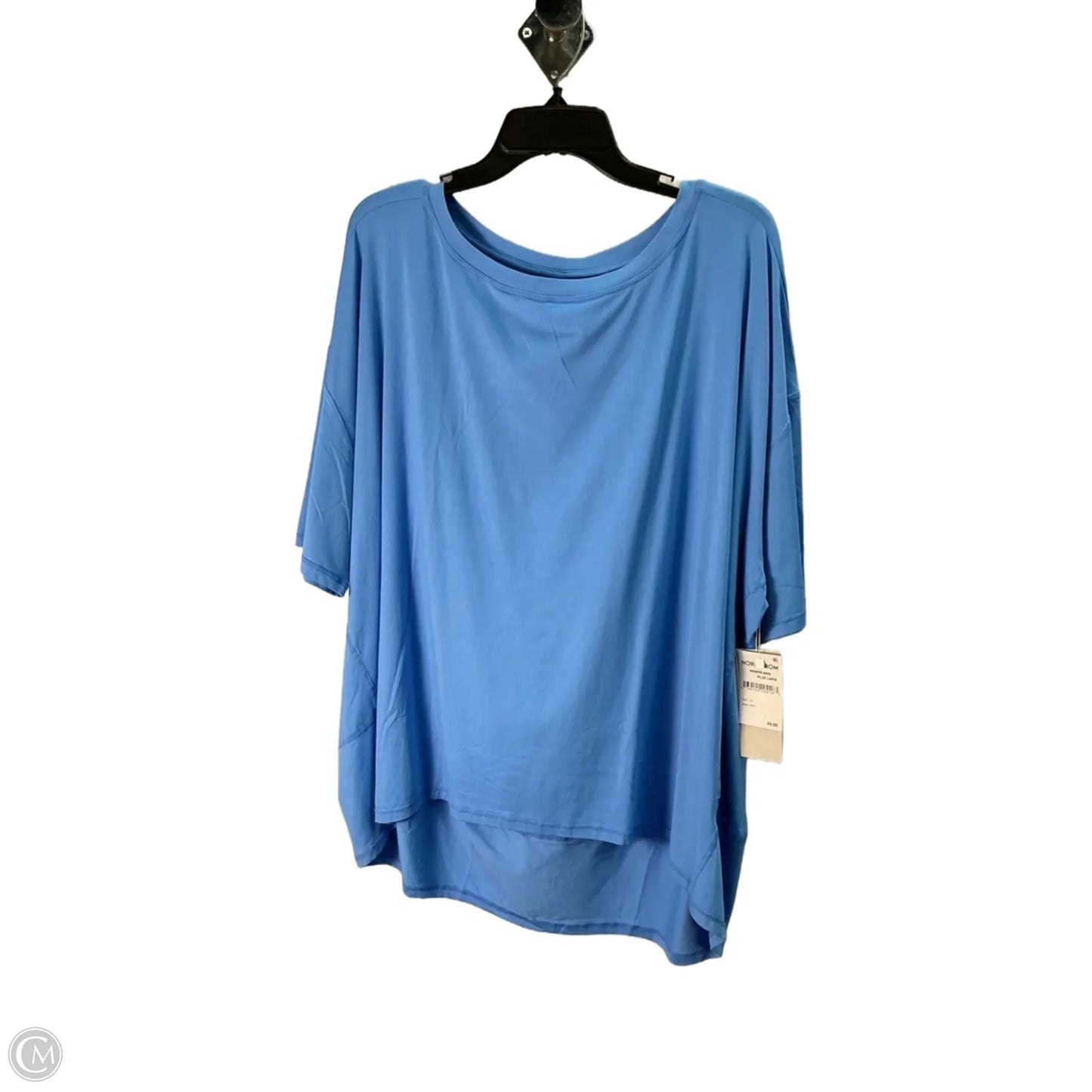Athletic Top Short Sleeve By Zella In Blue, Size: 24