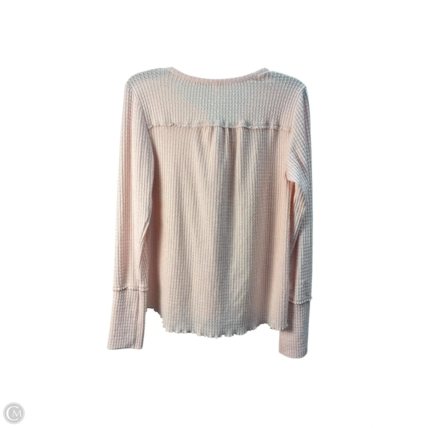 Top Long Sleeve By Anthropologie In Pink, Size: Xs