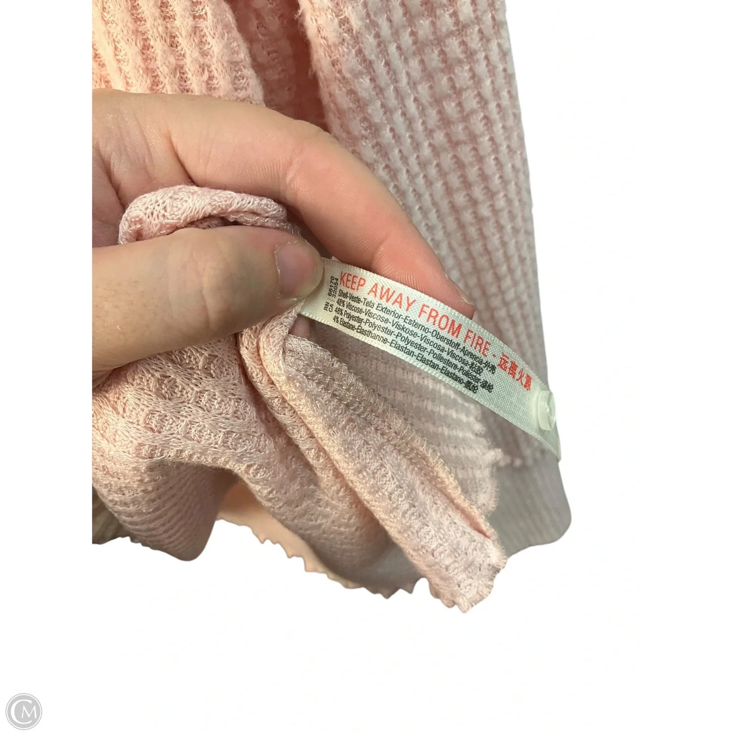 Top Long Sleeve By Anthropologie In Pink, Size: Xs