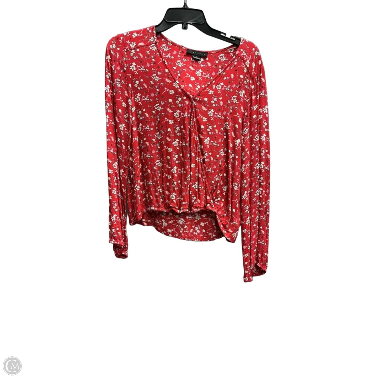 Top Long Sleeve By Sanctuary In Red, Size: L