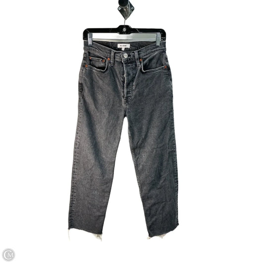 Jeans Straight By Nordstrom In Grey Denim, Size: 6