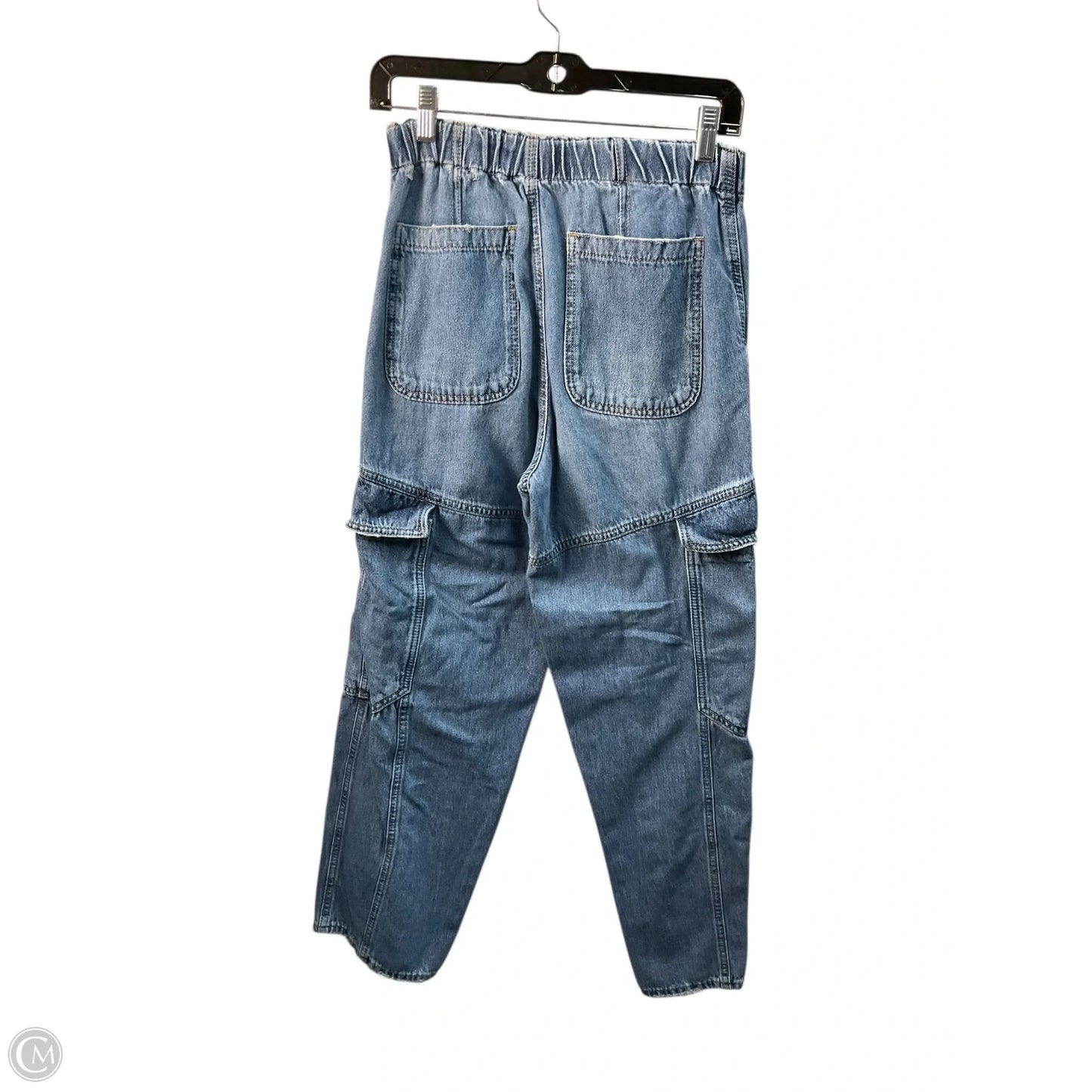 Jeans Straight By Free People In Blue Denim, Size: 2