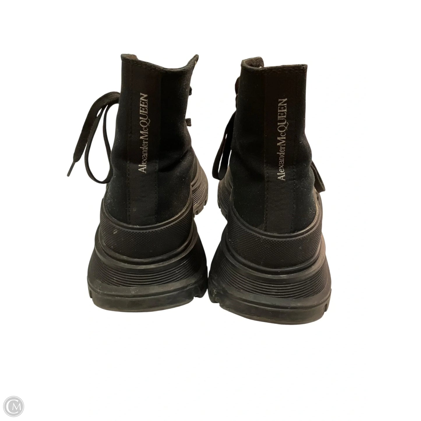 Shoes Luxury Designer By Alexander Mcqueen In Black, Size: 8