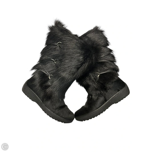 Boots Designer By Neiman Marcus In Black, Size: 8.5