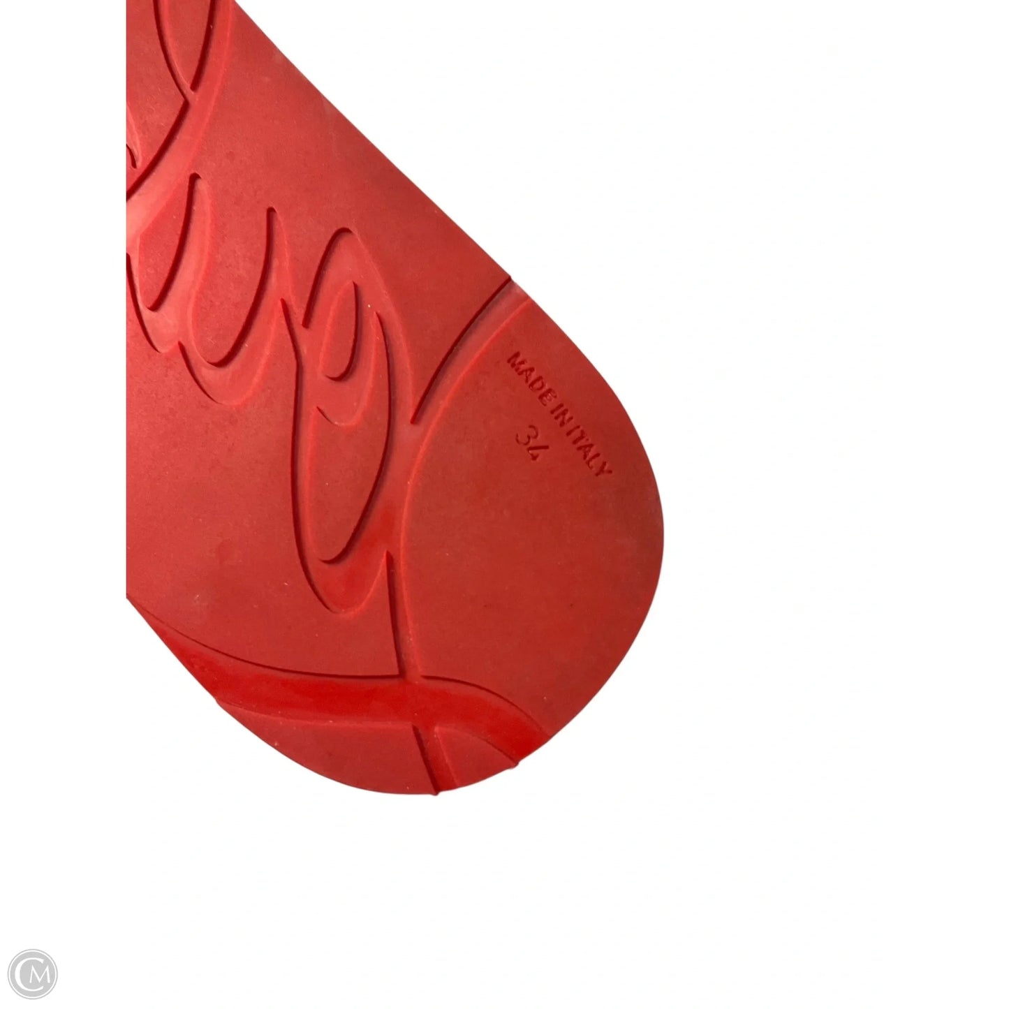 Shoes Luxury Designer By Christian Louboutin In Brown, Size: 5